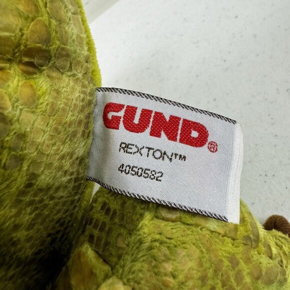 Gund Plush Toy Dinosaur Rexton #4050582 Stuffed Animal  TRex - Picture 6 of 10